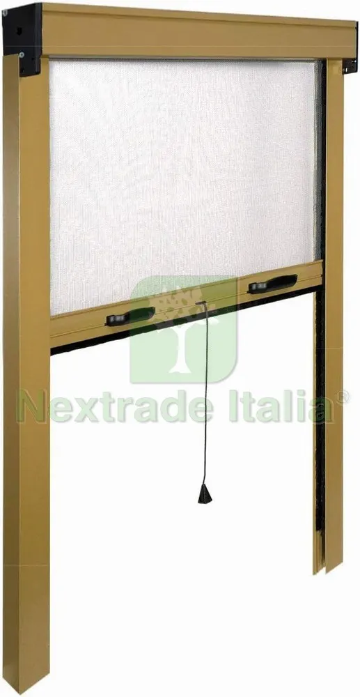 ZANZARIERA VERTICALE IN KIT cm.100x160 col. Bronzo — Tende e zanzariere — rif. FERX.VIT55611 ZANZARIERA VERTICALE IN KIT cm.100x160 col. Bronzo — Tende e zanzariere — rif. FERX.VIT55611