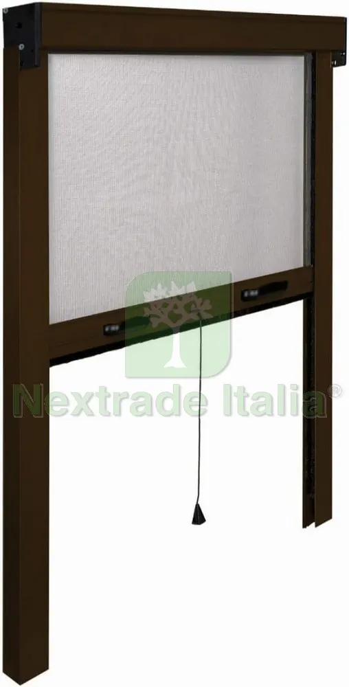 ZANZARIERA VERTICALE IN KIT col. Marrone (RAL 8017) cm.120x240 — Tende e zanzariere — rif. FERX.VIT55624