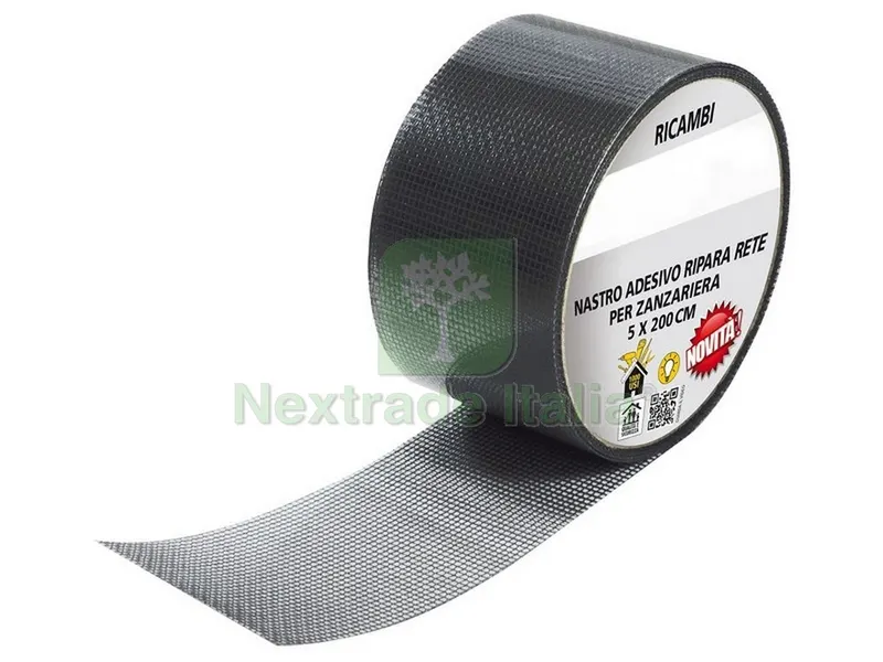 NASTRO ADESIVO RIPARA RETE ZANZARIERA cm. 5x200 — Adesivi e sigillanti — rif. FERX.VIT48948