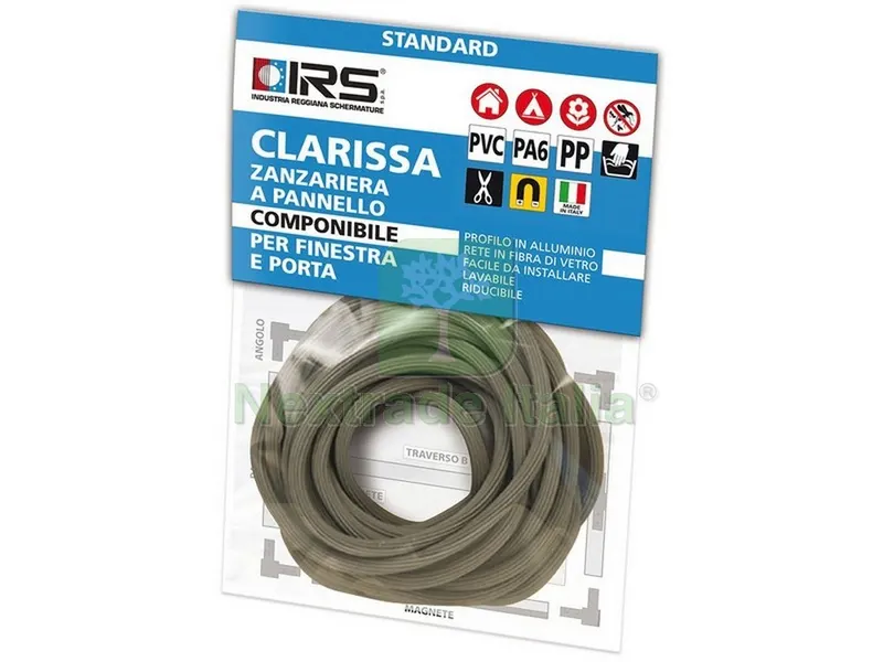 Tondino Guarnizione per Profilo Zanzariera Clarissa mt. 5 Col. Grigio — Guarnizioni e tenute — rif. FERX.VIT53779 Tondino Guarnizione per Profilo Zanzariera Clarissa mt. 5 Col. Grigio — Guarnizioni e tenute — rif. FERX.VIT53779