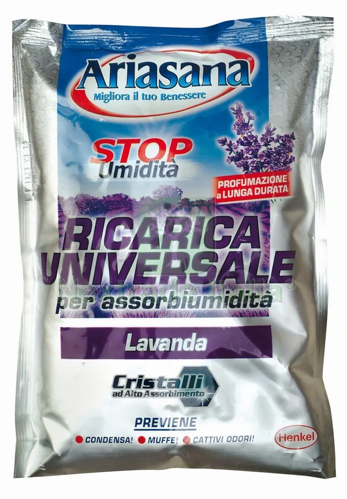 24CF Ricarica per ASSORBIUMIDIT+ Ariasana 450 gr. Lavanda — Casalinghi e organizzazione — rif. FERX.VIT28718 24CF Ricarica per ASSORBIUMIDIT+ Ariasana 450 gr. Lavanda — Casalinghi e organizzazione — rif. FERX.VIT28718