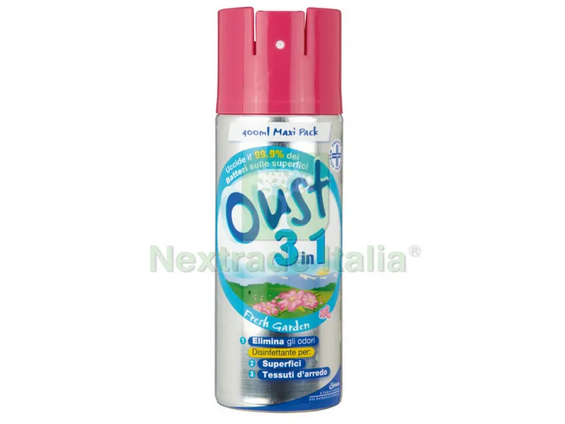 12PZ Elimina Odori Oust 3 in 1 Spray ml. 400 — Casalinghi e organizzazione — rif. FERX.VIT37000 12PZ Elimina Odori Oust 3 in 1 Spray ml. 400 — Casalinghi e organizzazione — rif. FERX.VIT37000
