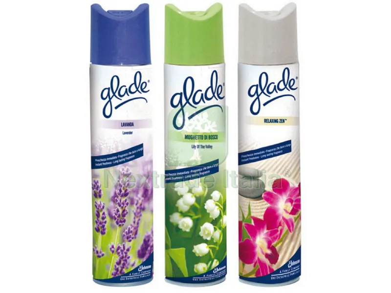 12PZ DEODORANTE GLADE MIX SPRAY ml. 300 — Deodoranti ambiente — rif. FERX.VIT35273 12PZ DEODORANTE GLADE MIX SPRAY ml. 300 — Deodoranti ambiente — rif. FERX.VIT35273