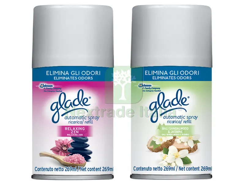 4PZ RICARICA GLADE AUTOMATIC SPRAY Sandalo & Gelsomino — Cura e pulizia auto — rif. FERX.VIT37741