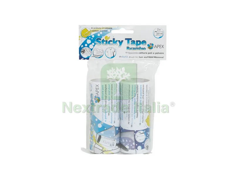 NASTRO DI RICAMBIO PER SPAZZOLA STICKY TAPE 2 PZ mt. 10 — Punte, frese e dischi — rif. FERX.VIT35739