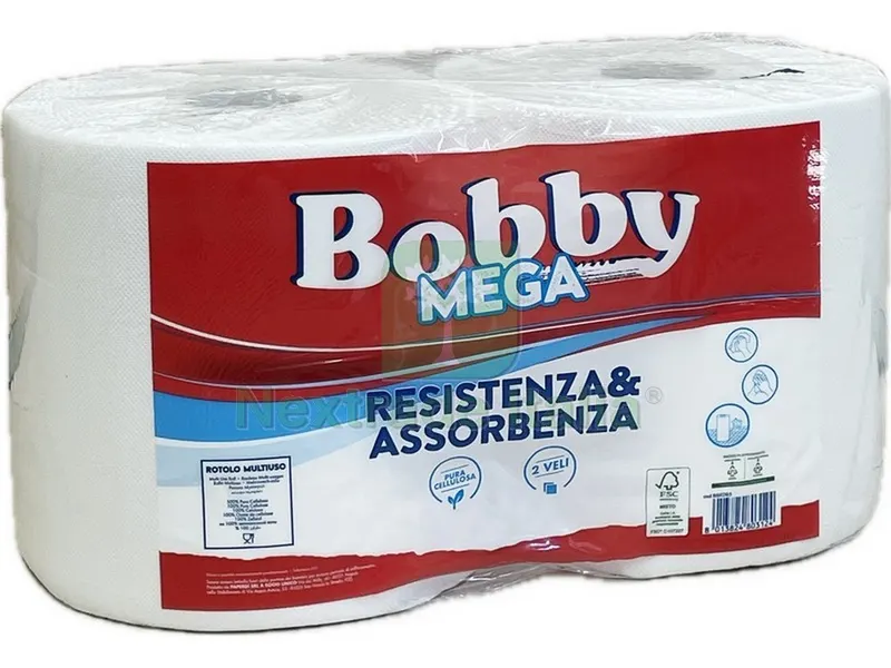 2RT Carta Cellulosa Bobby Mega 334 strappi — Punte, frese e dischi — rif. FERX.VIT54343 2RT Carta Cellulosa Bobby Mega 334 strappi — Punte, frese e dischi — rif. FERX.VIT54343