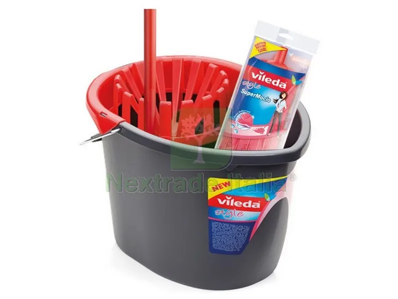 SUPERMOCIO COMPLETO STYLE cm. 28x37x24 h — Casalinghi e organizzazione — rif. FERX.VIT43177 SUPERMOCIO COMPLETO STYLE cm. 28x37x24 h — Casalinghi e organizzazione — rif. FERX.VIT43177