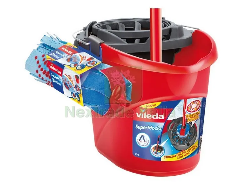 SUPERMOCIO COMPLETO cm. 26x37x28 h — Casalinghi e organizzazione — rif. FERX.VIT43175 SUPERMOCIO COMPLETO cm. 26x37x28 h — Casalinghi e organizzazione — rif. FERX.VIT43175
