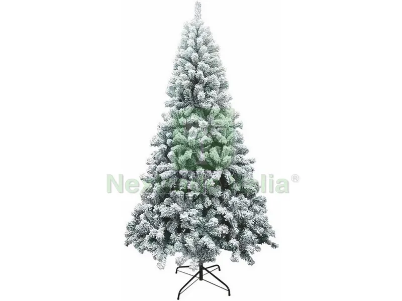 Albero di Natale Sestriere Innevato H. cm. 180 - base Ø cm. 90 (650 rami) — Decorazioni natalizie — rif. FERX.VIT54754 Albero di Natale Sestriere Innevato H. cm. 180 - base Ø cm. 90 (650 rami) — Decorazioni natalizie — rif. FERX.VIT54754