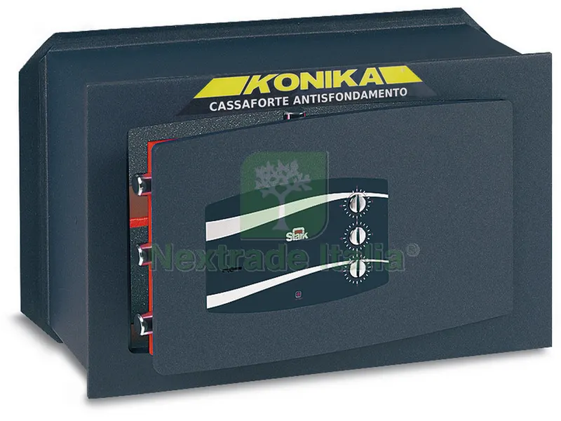 CASSAFORTE DA MURO Chiusura con chiave+combinatore mm. 400x195x250 h — Casseforti — rif. FERX.VIT17886