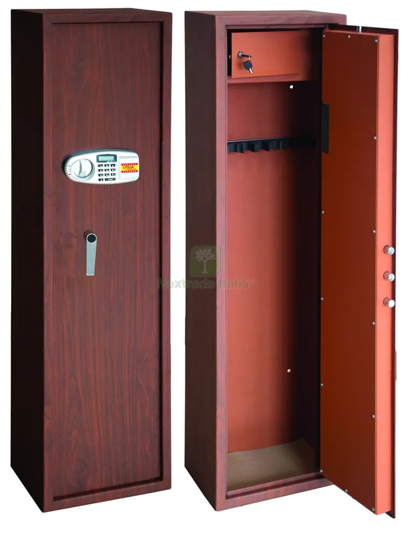Armadio Portafucili Elettronico Effetto Legno 8 Posti mm. 400x280x1480 h — Arredo — rif. FERX.VIT58354 Armadio Portafucili Elettronico Effetto Legno 8 Posti mm. 400x280x1480 h — Arredo — rif. FERX.VIT58354