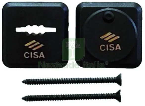 5COPPIE Borchia in Nylon per Chiave Doppia Mappa mm. 40 (1 Coppia) — Chiavi grezze e duplicati — rif. FERX.VIT59624