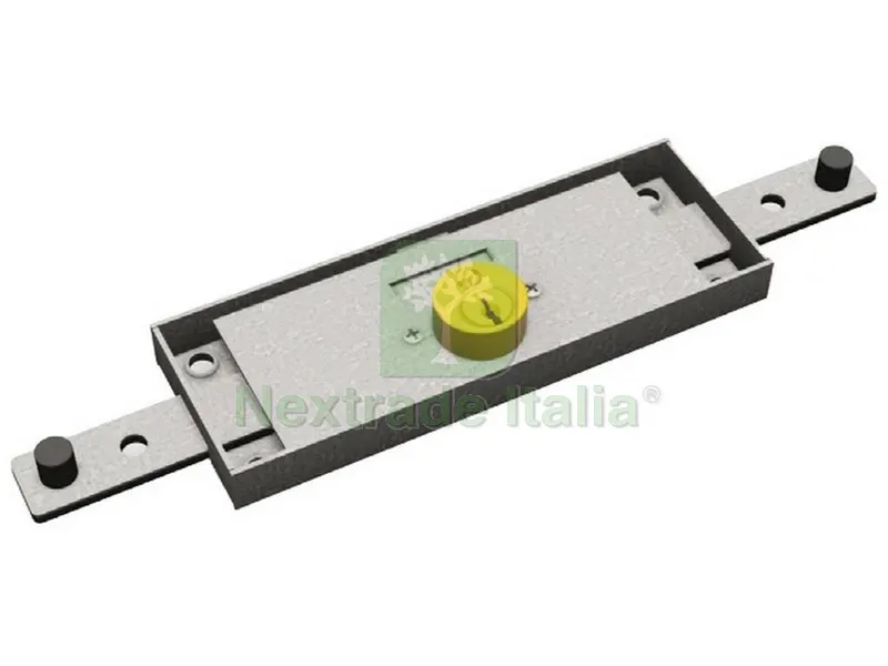 Serratura Centrale per Serranda con Cilindro Tondo 2 Mandate 2 Chiavi Art. — Serrature e cilindri — rif. FERX.VIT55189