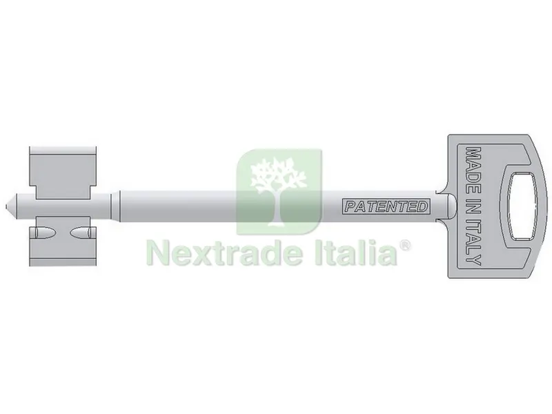 5PZ CHIAVE DOPPIA MAPPA SECURMAP 11 gambo mm. 60 — Chiavi grezze e duplicati — rif. FERX.VIT55212