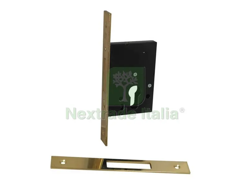 Serratura Legno Infilare Solo Catenaccio ART. 28173 E. 40-F.22 — Lucchetti e catene — rif. FERX.VIT46124 Serratura Legno Infilare Solo Catenaccio ART. 28173 E. 40-F.22 — Lucchetti e catene — rif. FERX.VIT46124