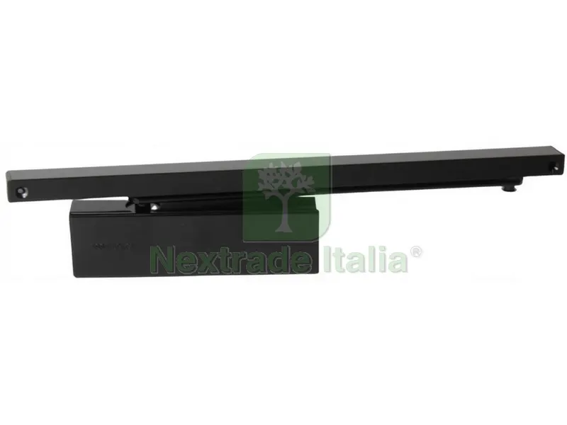 CHIUDIPORTA AEREO BRACCIO A SLITTA Art. DC175 x porte mm. 950¸1100 Nero — Ferramenta porte e finestre — rif. FERX.VIT52770 CHIUDIPORTA AEREO BRACCIO A SLITTA Art. DC175 x porte mm. 950¸1100 Nero — Ferramenta porte e finestre — rif. FERX.VIT52770
