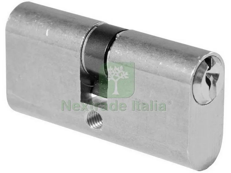 12PZ CILINDRO OVALE Art. 2302/CS Ottone Cromato Satinato mm. 54 (27-27) — Serrature e cilindri — rif. FERX.VIT53425 12PZ CILINDRO OVALE Art. 2302/CS Ottone Cromato Satinato mm. 54 (27-27) — Serrature e cilindri — rif. FERX.VIT53425