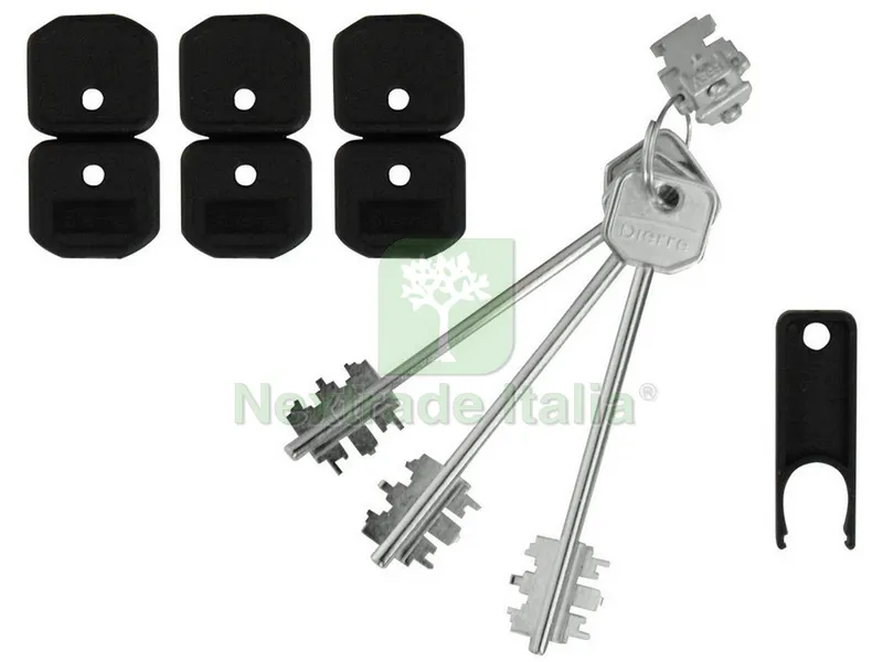 BLOCCHETTO CON 3 CHIAVI PER SERRATURE Art. BLO 3110 mm. 92 — Serrature e cilindri — rif. FERX.VIT37242 BLOCCHETTO CON 3 CHIAVI PER SERRATURE Art. BLO 3110 mm. 92 — Serrature e cilindri — rif. FERX.VIT37242
