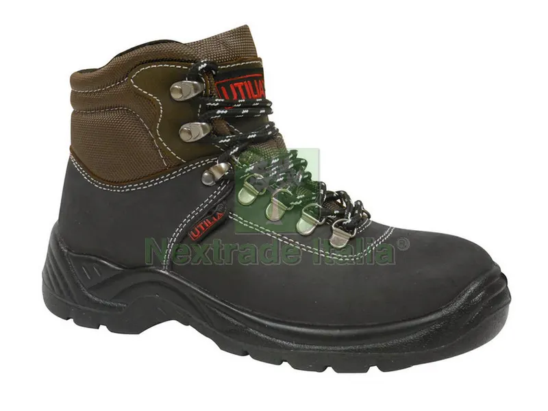 Scarpe Antinfortunistica Alte S3 SRC Pegaso Col. Nero/Marrone Mis. 38 — Calzature antinfortunistiche — rif. FERX.VIT34648 Scarpe Antinfortunistica Alte S3 SRC Pegaso Col. Nero/Marrone Mis. 38 — Calzature antinfortunistiche — rif. FERX.VIT34648
