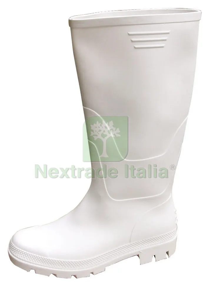 STIVALI ALIMENTARI IN PVC CASEIFICIO GINOCCHIO Col. Bianco mis. 40 — Calzature antinfortunistiche — rif. FERX.VIT17801 STIVALI ALIMENTARI IN PVC CASEIFICIO GINOCCHIO Col. Bianco mis. 40 — Calzature antinfortunistiche — rif. FERX.VIT17801