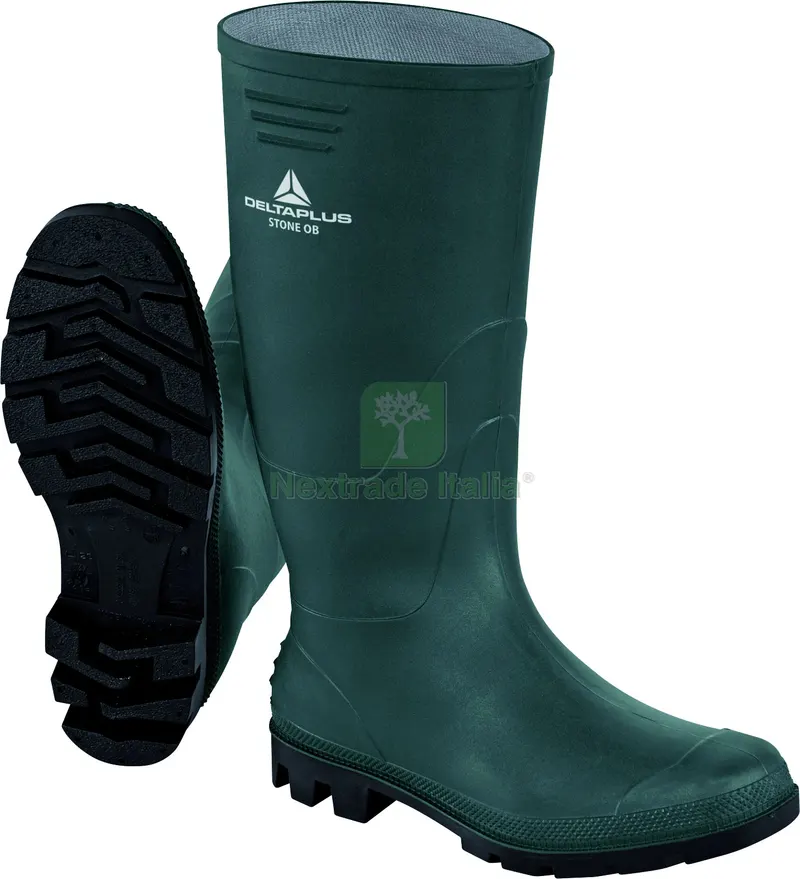 Deltaplus STIVALI IN PVC STONE GINOCCHIO Col. Verde Mis. 44 — Calzature antinfortunistiche — rif. FERX.VIT59758 Deltaplus STIVALI IN PVC STONE GINOCCHIO Col. Verde Mis. 44 — Calzature antinfortunistiche — rif. FERX.VIT59758