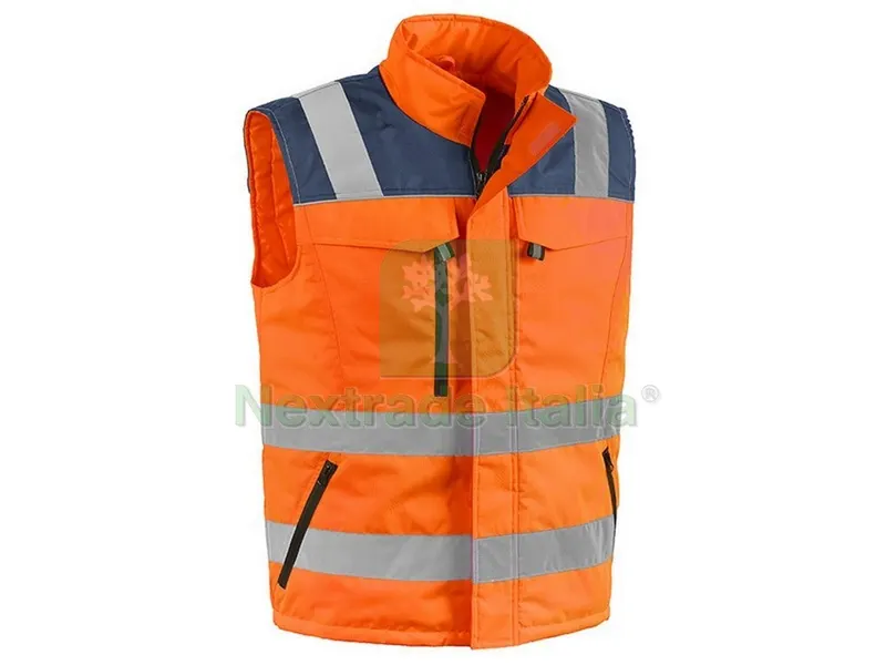 GILET VALICO ALTA VISIBILITÀ Col. Arancio fluo/Blu Mis. XXL — Abbigliamento alta visibilita — rif. FERX.VIT46477