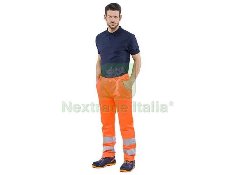 PANTALONE ALTA VISIBILIT+ Col. Arancio fluo Mis. M — Abbigliamento alta visibilita — rif. FERX.VIT46478 PANTALONE ALTA VISIBILIT+ Col. Arancio fluo Mis. M — Abbigliamento alta visibilita — rif. FERX.VIT46478