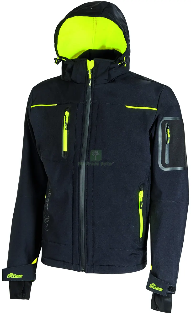 GIACCA SOFTSHELL SPACE Col. Nero/Giallo Mis. XL — Abbigliamento da lavoro — rif. FERX.VIT55523 GIACCA SOFTSHELL SPACE Col. Nero/Giallo Mis. XL — Abbigliamento da lavoro — rif. FERX.VIT55523