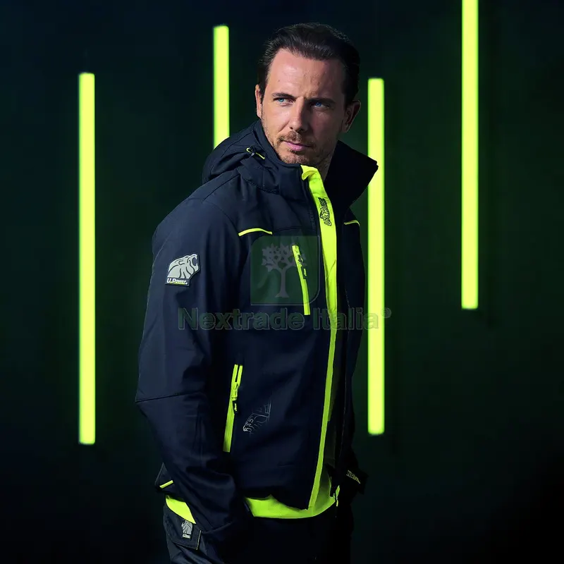 GIACCA SOFTSHELL SPACE Col. Nero/Giallo Mis. XL — Abbigliamento da lavoro — rif. FERX.VIT55523 — foto 2 GIACCA SOFTSHELL SPACE Col. Nero/Giallo Mis. XL — Abbigliamento da lavoro — rif. FERX.VIT55523 — foto 2