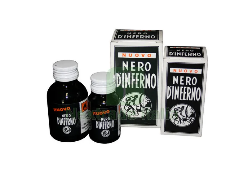 TINTURA NUOVO NERO D'INFERNO ml. 50 — Vernici e smalti — rif. FERX.VIT34477 TINTURA NUOVO NERO D'INFERNO ml. 50 — Vernici e smalti — rif. FERX.VIT34477