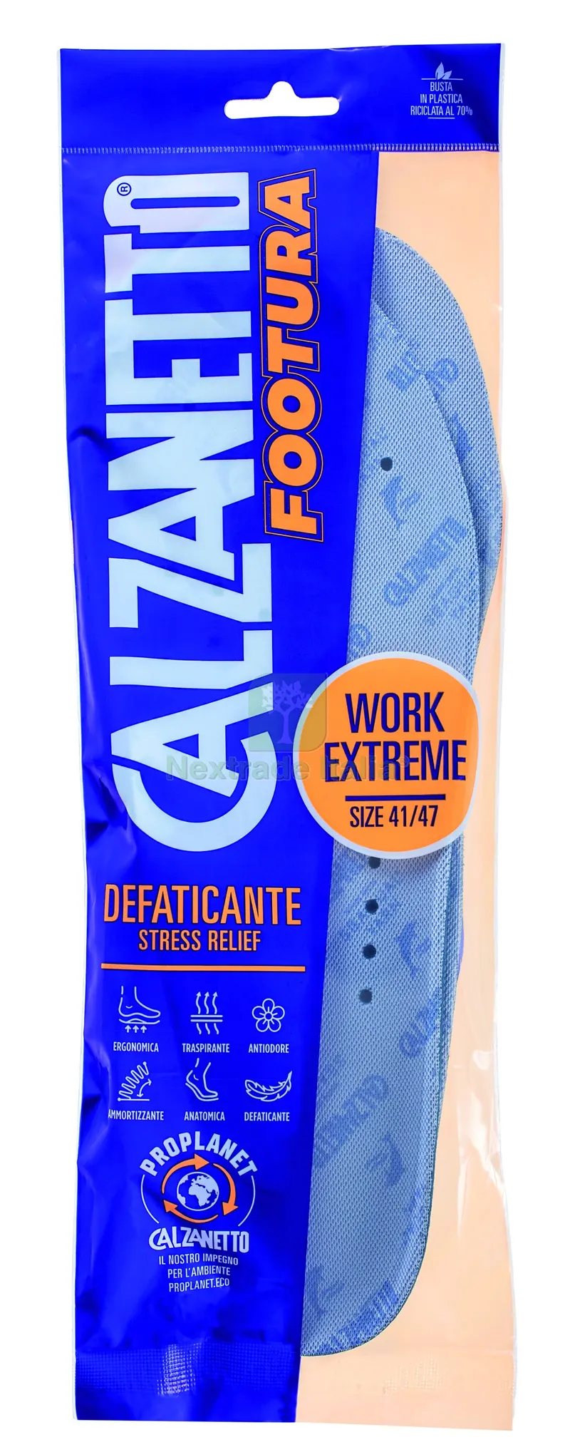 SOLETTE WORK EXTREME DEFATICANTE UOMO Mis. 41-47 — Calzature antinfortunistiche — rif. FERX.VIT57319 SOLETTE WORK EXTREME DEFATICANTE UOMO Mis. 41-47 — Calzature antinfortunistiche — rif. FERX.VIT57319