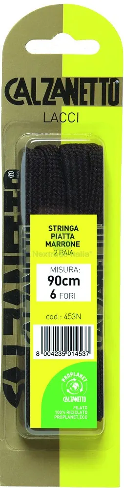 LACCI PIATTI PER SCARPE 2 PAIA cm. 90 Col. Marrone — Calzature antinfortunistiche — rif. FERX.VIT57310 LACCI PIATTI PER SCARPE 2 PAIA cm. 90 Col. Marrone — Calzature antinfortunistiche — rif. FERX.VIT57310