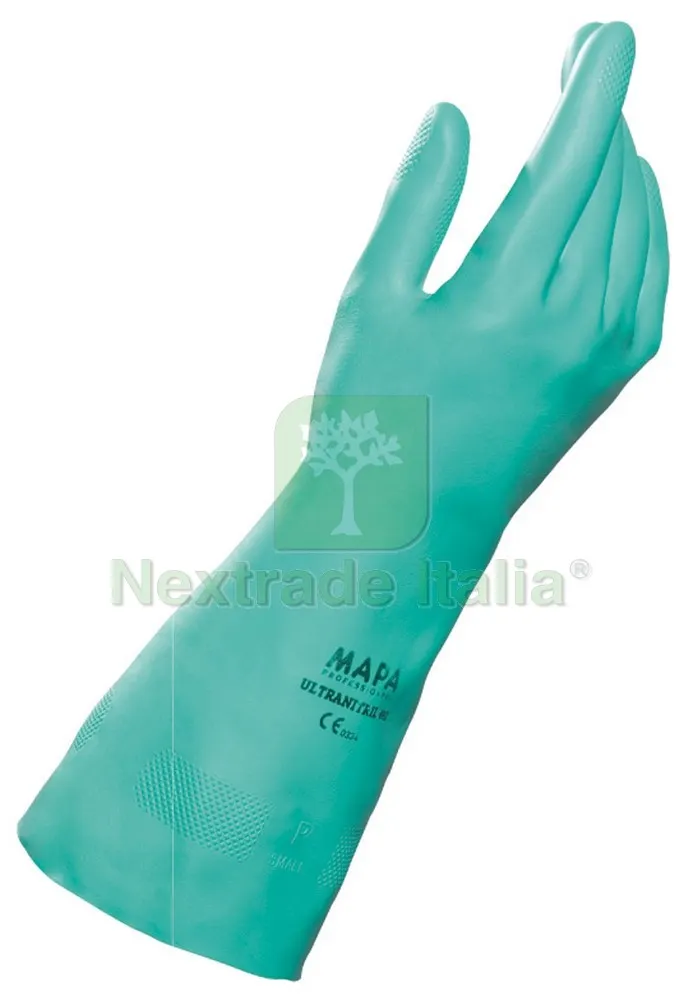 10PAIA GUANTI IN NITRILE ULTRANITRIL PLUS Col. Verde tg. 9 — Guanti da lavoro — rif. FERX.VIT31243 10PAIA GUANTI IN NITRILE ULTRANITRIL PLUS Col. Verde tg. 9 — Guanti da lavoro — rif. FERX.VIT31243