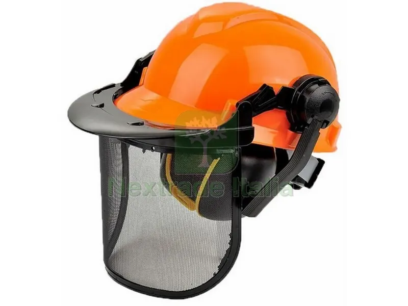ELMETTO DI PROTEZIONE CON VISIERA + CUFFIE — Protezioni corpo — rif. FERX.VIT47850