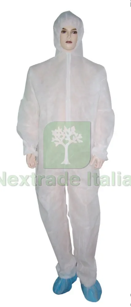 TUTA MONOUSO IN POLIPROPILENE Col. Bianco Mis. XXL — Pile e batterie — rif. FERX.VIT24832 TUTA MONOUSO IN POLIPROPILENE Col. Bianco Mis. XXL — Pile e batterie — rif. FERX.VIT24832