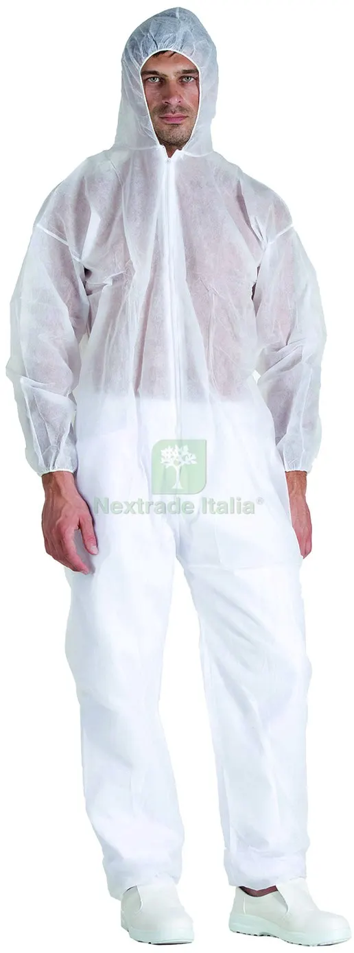 TUTA MONOUSO IN POLIPROPILENE Col. Bianco Mis. XL — Pile e batterie — rif. FERX.VIT59648