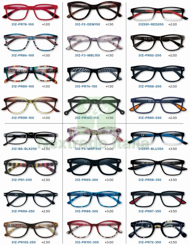 Assortimento Occhiali da Vista 24 Paia + Espositore 31Z-PD24-BE — Articoli per ufficio — rif. FERX.VIT56445 — foto 2 Assortimento Occhiali da Vista 24 Paia + Espositore 31Z-PD24-BE — Articoli per ufficio — rif. FERX.VIT56445 — foto 2
