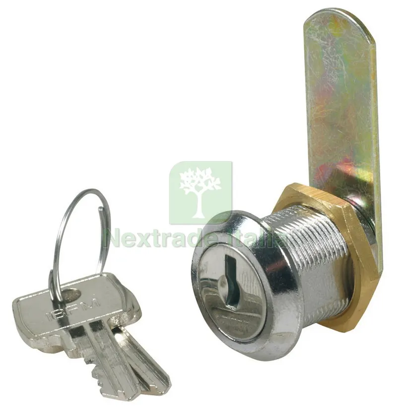25PZ SERRATURA PER MOBILI Cilindro cromato Ø mm. 19 mm. 30 — Ferramenta per legno e mobili — rif. FERX.VIT19349 25PZ SERRATURA PER MOBILI Cilindro cromato Ø mm. 19 mm. 30 — Ferramenta per legno e mobili — rif. FERX.VIT19349
