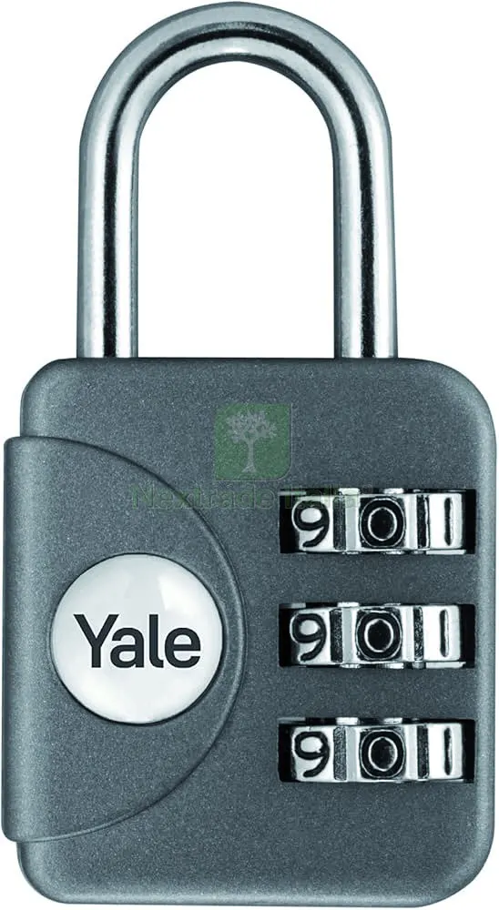 LUCCHETTO DI SICUREZZA VALIGIA COMBINAZIONE mm. 28 Corpo lega zinco - Arco acciaio Col. Grigio — Lucchetti e catene — rif. FERX.VIT58973 LUCCHETTO DI SICUREZZA VALIGIA COMBINAZIONE mm. 28 Corpo lega zinco - Arco acciaio Col. Grigio — Lucchetti e catene — rif. FERX.VIT58973