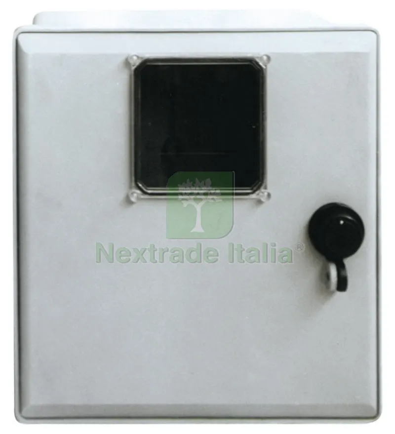CONTENITORE TRIFASE Con vetro d'ispezione cm. 39x24x42 h — Casalinghi e organizzazione — rif. FERX.VIT12333
