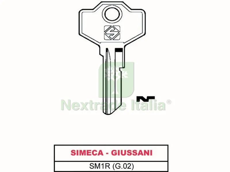 20PZ CHIAVE ASC SM1R (G.VAC 0) SIMECA - GIUSSANI — Serrature e cilindri — rif. FERX.VIT6080 20PZ CHIAVE ASC SM1R (G.VAC 0) SIMECA - GIUSSANI — Serrature e cilindri — rif. FERX.VIT6080