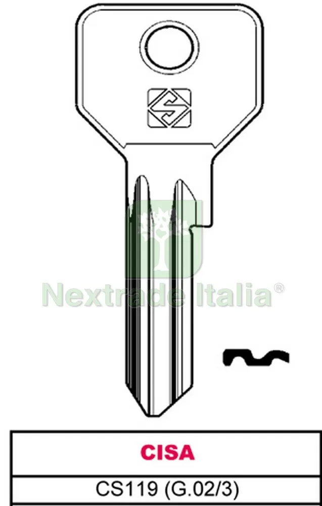10PZ CHIAVE ASC CS119 (G.VAC 3) CISA — Serrature e cilindri — rif. FERX.VIT28569 10PZ CHIAVE ASC CS119 (G.VAC 3) CISA — Serrature e cilindri — rif. FERX.VIT28569