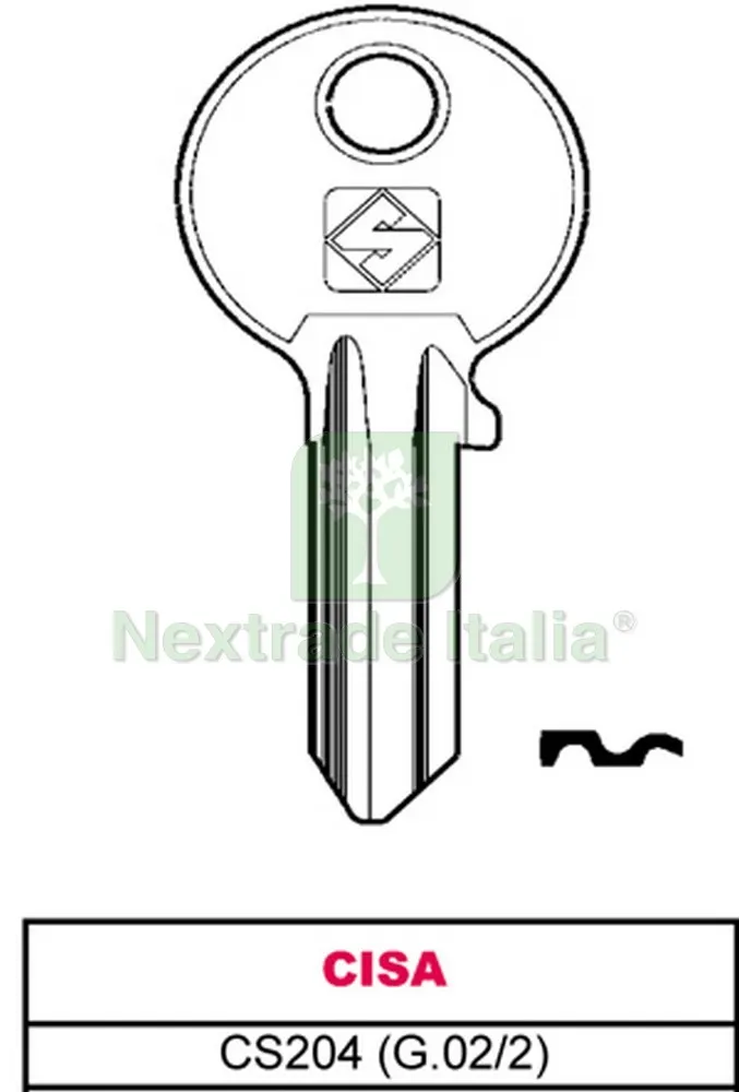 20PZ CHIAVE ASC CS204 (G.VAC 2) CISA — Serrature e cilindri — rif. FERX.VIT4898 20PZ CHIAVE ASC CS204 (G.VAC 2) CISA — Serrature e cilindri — rif. FERX.VIT4898
