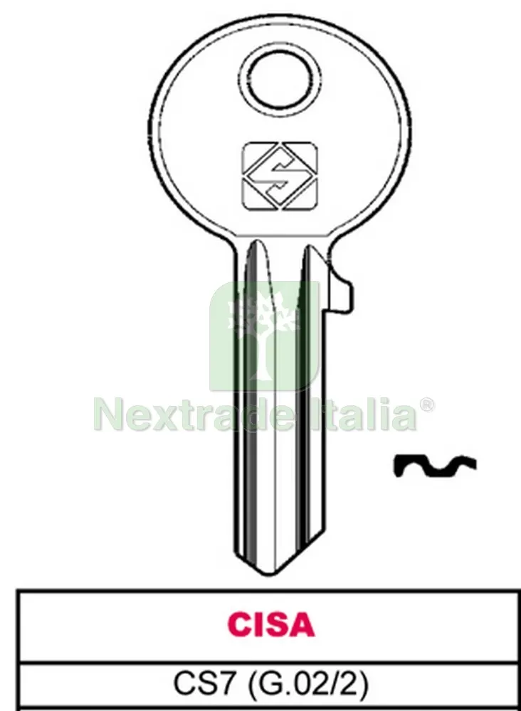 100PZ CHIAVE ASC CS7 (G.VAC 2) CISA — Serrature e cilindri — rif. FERX.VIT4896 100PZ CHIAVE ASC CS7 (G.VAC 2) CISA — Serrature e cilindri — rif. FERX.VIT4896