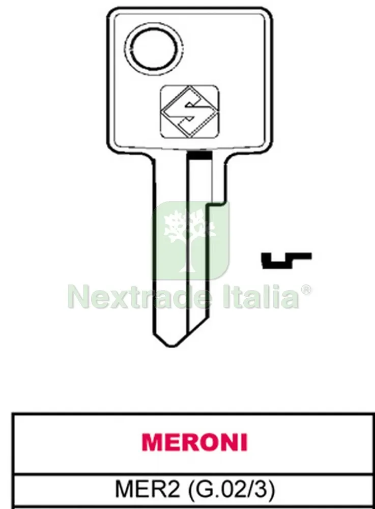 100PZ CHIAVE ASC MER2 (G.VAC 3) MERONI — Serrature e cilindri — rif. FERX.VIT10052 100PZ CHIAVE ASC MER2 (G.VAC 3) MERONI — Serrature e cilindri — rif. FERX.VIT10052