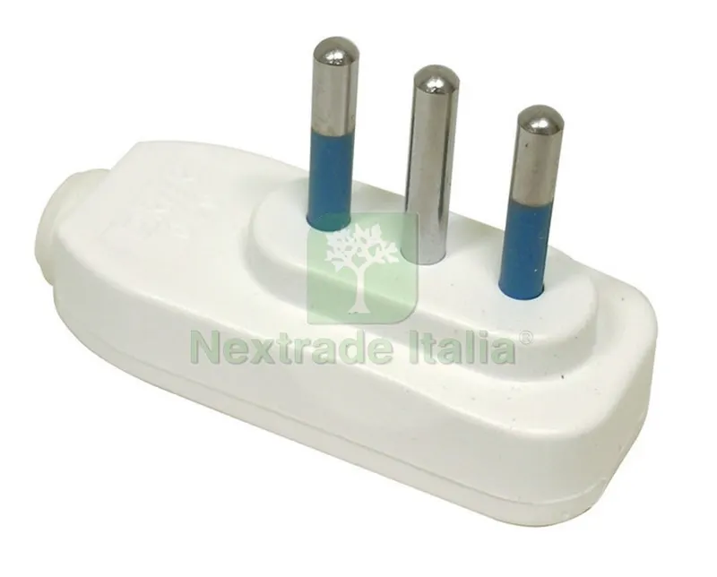 10PZ Spina Ribassata 2P+T 10A — Interruttori e prese — rif. FERX.VIT26429 10PZ Spina Ribassata 2P+T 10A — Interruttori e prese — rif. FERX.VIT26429