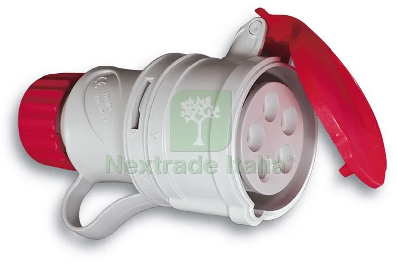 Adattatore Industriale CEE Argo presa 3P+T 16A 400V - Rosso — Interruttori e prese — rif. FERX.VIT23130 Adattatore Industriale CEE Argo presa 3P+T 16A 400V - Rosso — Interruttori e prese — rif. FERX.VIT23130