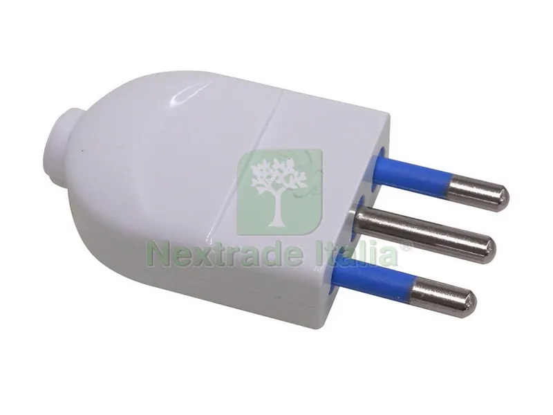 20PZ Spina Semplice in Blister 2P+T 10A — Interruttori e prese — rif. FERX.VIT35589
