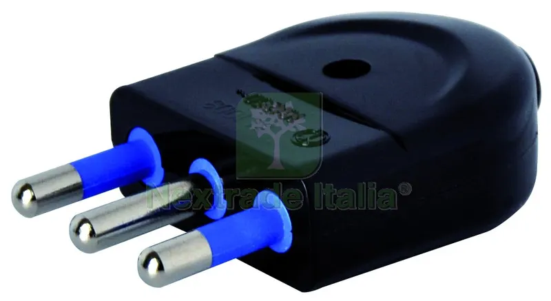 20PZ SPINA SEMPLICE IN BLISTER 2P+T 16A col. Nero — Interruttori e prese — rif. FERX.VIT58763 20PZ SPINA SEMPLICE IN BLISTER 2P+T 16A col. Nero — Interruttori e prese — rif. FERX.VIT58763