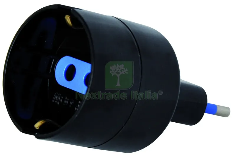 20PZ ADATTATORE SEMPLICE IN BLISTER 2P+T spina 10A/ presa schuko 10A col. Nero — Interruttori e prese — rif. FERX.VIT58762